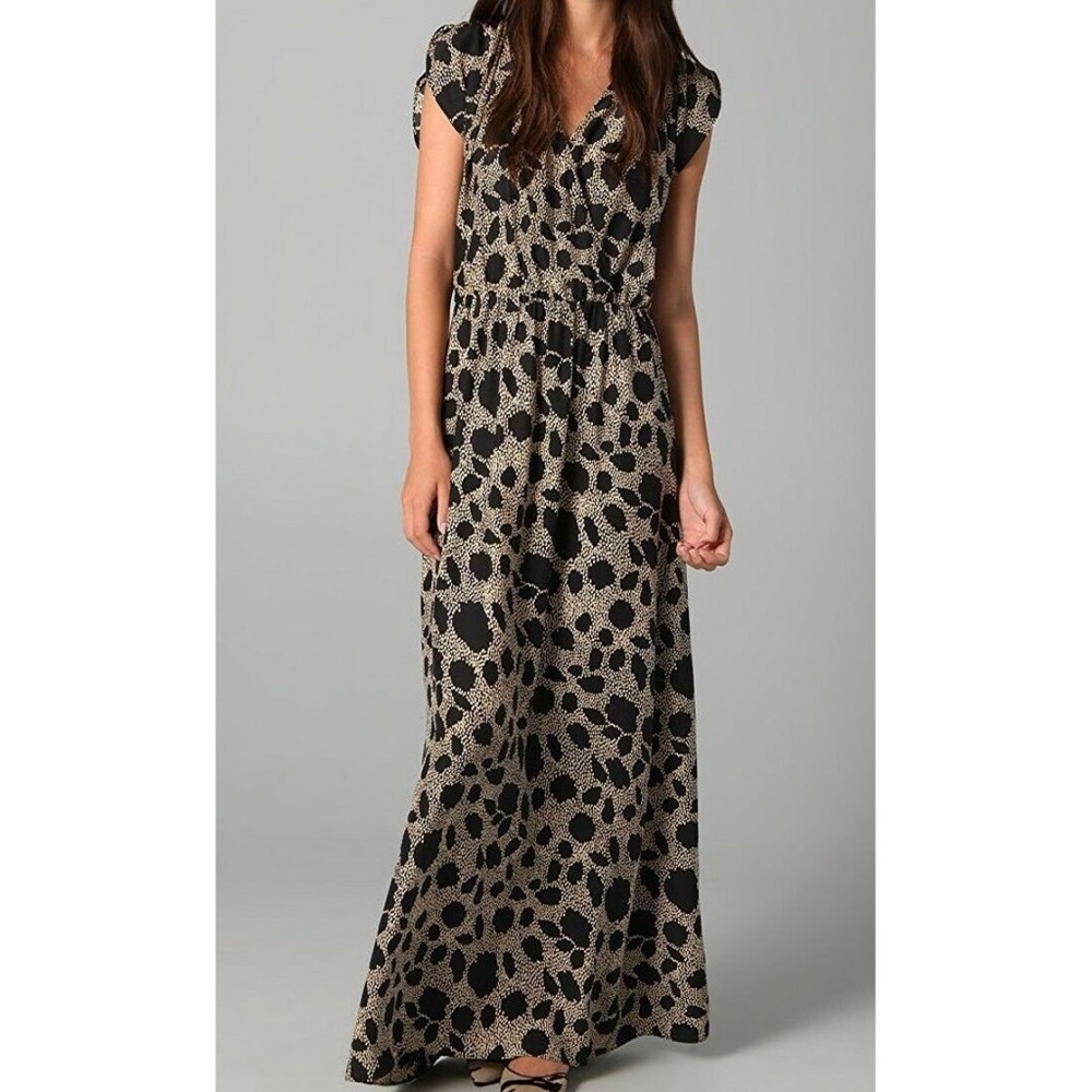 Parker 100% Silk Maxi Dress, XS